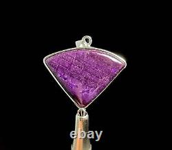 SUGILITE Crystal Pendant Sterling Silver Fine Jewelry, Gift for Her, 49426