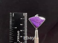 SUGILITE Crystal Pendant Sterling Silver Fine Jewelry, Gift for Her, 49426