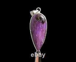 SUGILITE Crystal Pendant Sterling Silver Fine Jewelry, Gift for Her, 49434