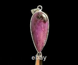SUGILITE Crystal Pendant Sterling Silver Fine Jewelry, Gift for Her, 49434