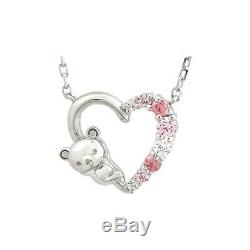 San-x rilakkuma necklace jewelry pendant Pink gold Silver accessory Present gift