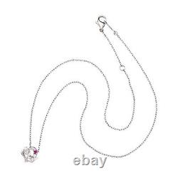 Sanrio My Melody Kuromi Heart Necklace Plush Doll Silver Gift Box Japan New