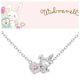 Sanrio Wish me mell silver necklace jewelry kawaii valentine gift for girl