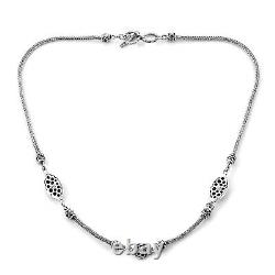 Shop LC BALI LEGACY 925 Silver Foxtail Necklace Jewelry Gift For Women Size 18