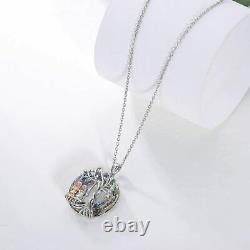 Sister Gifts 925 Sterling Silver Tree of Life Necklace Crystal Jewelry for Women