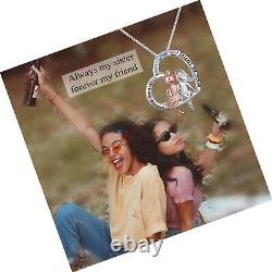 Sisters Gifts from Sister Sterling Silver Heart Necklace Female Jewelry