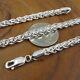 Solid 925 Sterling Silver Braided Wheat Chain Italian Spiga Necklace / Bracelet