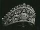 Solid 925 Sterling silver Queen filigree Hair Tiara Crown Wedding Party Gift New