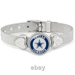 Special Dallas Cowboys Women's Adjustable Silver Bracelet Jewelry Gift D26