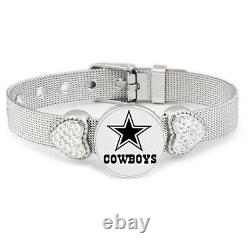 Special Dallas Cowboys Womens Adjust. Silver Bracelet Jewelry Gift D26