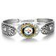 Special Pittsburgh Steelers Womens Sterling Silver Bracelet Jewelry w Gift Pk D3