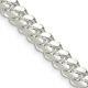 Sterling Silver 6.4mm Polished Domed Curb Chain Necklace Jewelry Gift for Her