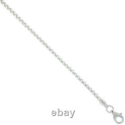 Sterling Silver. 925 box Chain Necklace 0.8mm, 1mm, 1.5mm & 2mm 14-36