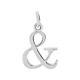 Sterling Silver Ampersand 16 Necklace Fine Jewelry Gift for Her