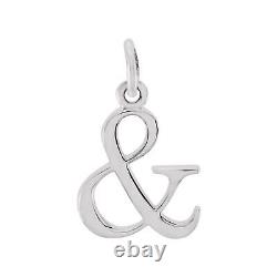 Sterling Silver Ampersand 16 Necklace Fine Jewelry Gift for Her