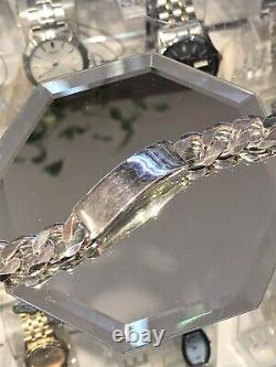 Sterling Silver Bracelet Regular Link, Can be Engrave Jewelry Gift