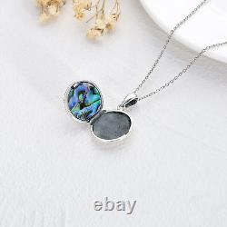 Sterling Silver Dandelion Locket Necklace for Women Dandelion Wish Jewelry Gifts