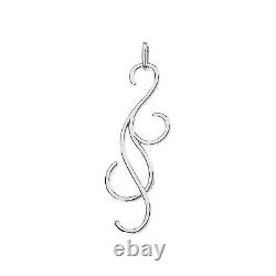 Sterling Silver Freeform Pendant Fine Jewelry Gift for Her Gift for Women