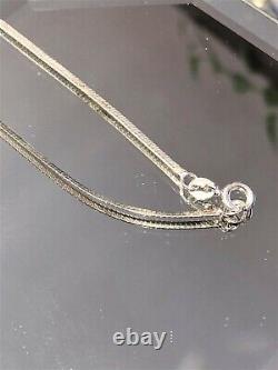 Sterling Silver Necklace Chain Link Braid Link Design, Female Jewelry Gift