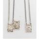 Sterling Silver Scapular Medal Features 30in Long Chain Comes Gift Boxed