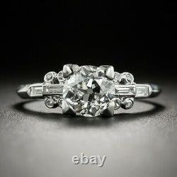 Stuning Vintage Art Deco Engagement Gift Ring 2.3 Ct Diamond 925 Sterling Silver