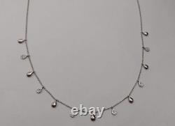 Stylish Necklace 925 Sterling Silver Women Clavicle Choker Chain Jewelry Gift