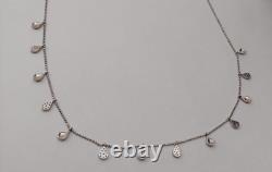 Stylish Necklace 925 Sterling Silver Women Clavicle Choker Chain Jewelry Gift