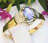 Tanzanite rings genuine Tanzanite engagement ring 925 sterling silver women gift