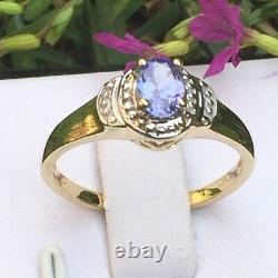Tanzanite rings genuine Tanzanite engagement ring 925 sterling silver women gift