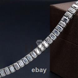 Tennis Chain Bracelets 925 Silver Emerald D Moissanite For Womens Jewelry Gift