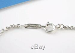 Tiffany & Co Necklace Sterling Silver Jewelry Accessory Gift Pendant 1837 Square