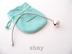Tiffany & Co Silver Key Ring Keychain Picasso Wire Holder Jewelry Gift Pouch 925
