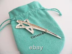 Tiffany & Co Star Brooch Pin Silver Picasso Shooting Star Jewelry Pouch Gift 925