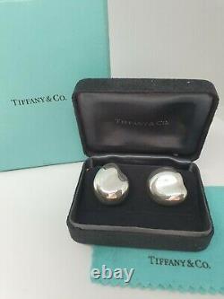 Tiffany & Co Sterling Silver 925 Elsa Peretti Earrings with Jewellery gift box