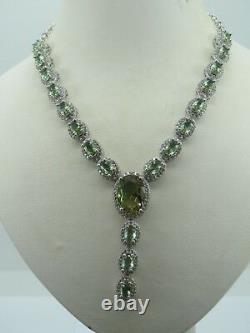 Turkish Handmade Jewelry 925 Sterling Silver Alexandrite Stone Women Necklace