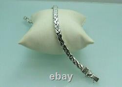 Turkish Handmade Jewelry 925 Sterling Silver Braid Design Men Bracelet