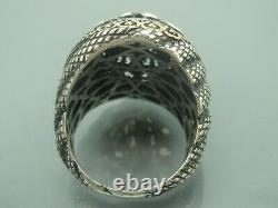 Turkish Handmade Jewelry 925 Sterling Silver Eagle Design Men Ring Sz 11