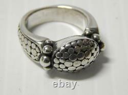 VINTAGE JOHN HARDY STERLING SILVER DOT RING sz6 MINT CONDITION GREAT GIFT