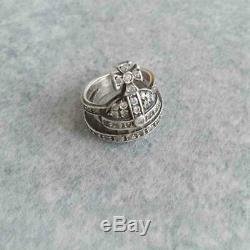 VIVIENNE WESTWOOD RING JEWELRY AUBE LADIES WOMEN GIFT S size COLECTIBLE SILVER