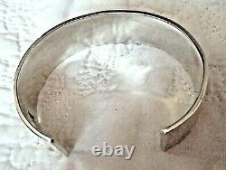 VTG Roderick Tenorio Relios Sterling Silver Bear Cuff Bracelet SM/AVG w Gift Box