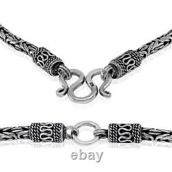 VY Jewelry 925 Solid Sterling Silver Necklace Chain Men Women Size 20 22 24 gift