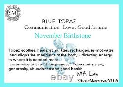 Valentine Gift Silver Jewelry Blue Topaz Pink Cz White Z Gemstone Cuff Bangle T2
