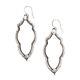 Vintage Frame Sterling Silver Drop Earrings For Women Gorgeous Gift for Ladies