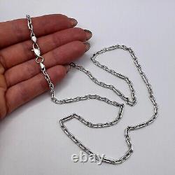 Vintage Women Necklace Chain Necklace Men Sterling Silver 925 Marked 16.9g Gift