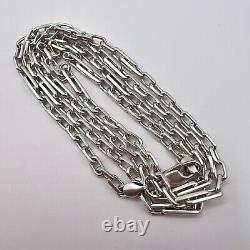 Vintage Women Necklace Chain Necklace Men Sterling Silver 925 Marked 16.9g Gift