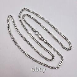 Vintage Women Necklace Chain Necklace Men Sterling Silver 925 Marked 16.9g Gift