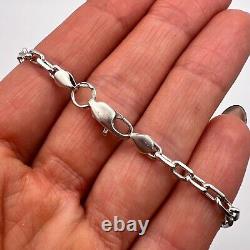 Vintage Women Necklace Chain Necklace Men Sterling Silver 925 Marked 16.9g Gift