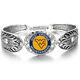 WVU West Virginia Mountaineers Womens Sterling Silver Bracelet Jewelry Gift D3