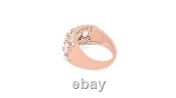 Woman 925 Sterling Silver Natural Morganite Ring Fine Jewelry Gift For Mom
