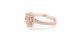 Woman 925 Sterling Silver Natural Morganite Ring Fine Jewelry Gift For Wife